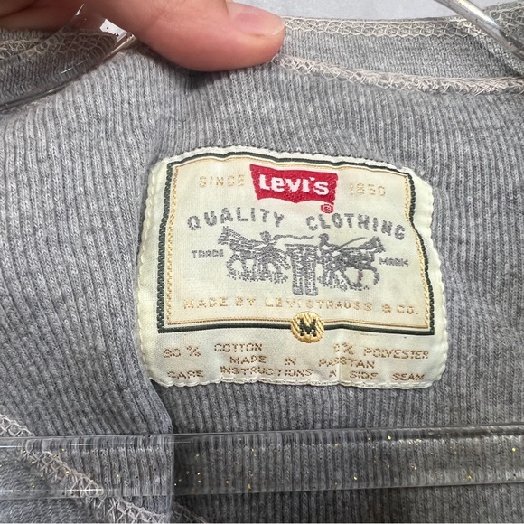 VINTAGE CALVIN KLEIN ribbed knit tee - Picture 4 of 7